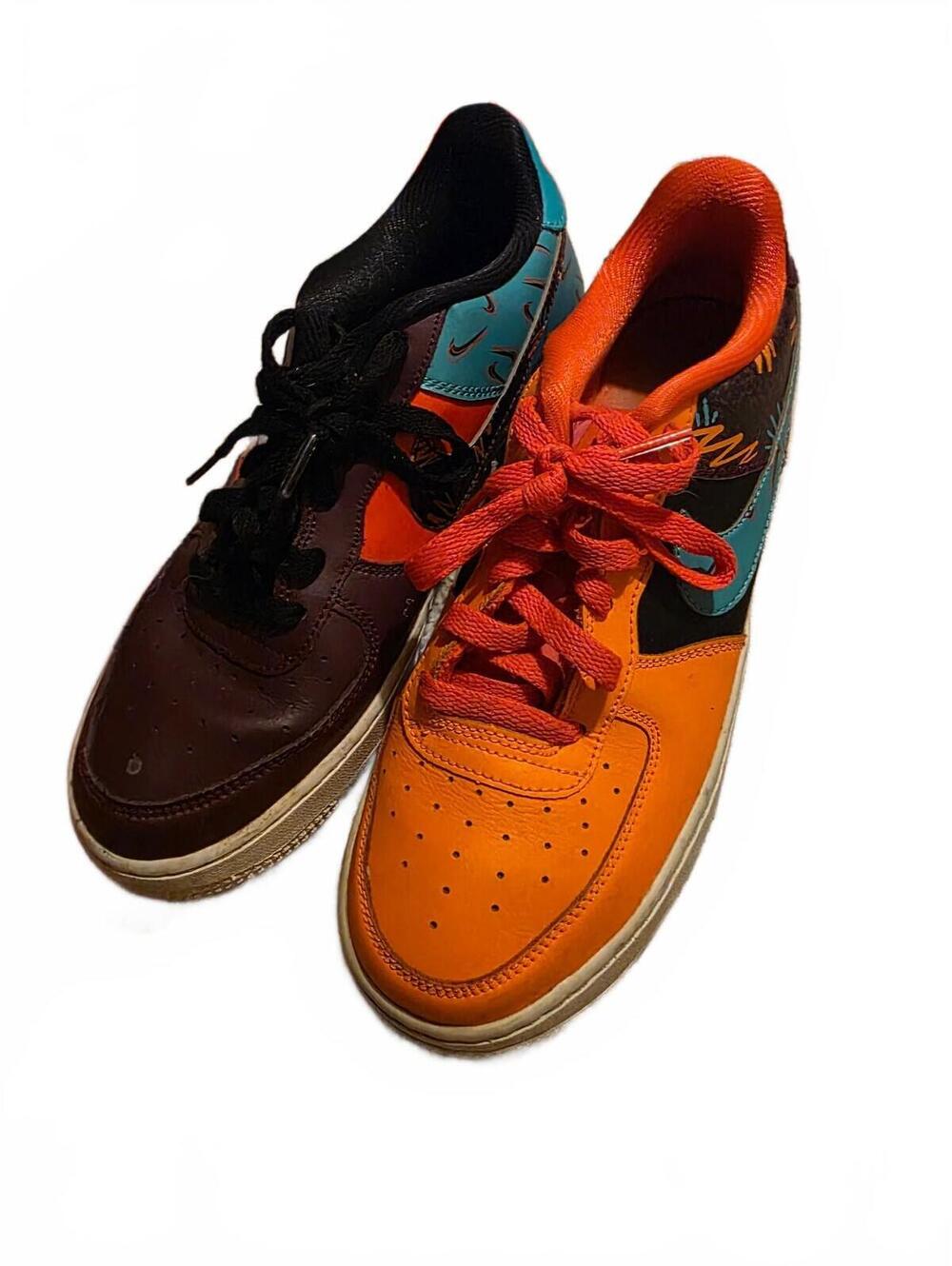 2018 Nike Air Force 1 Low AT3407-600 Multicolor Sneakers Size 7Y